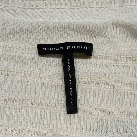 Sarah Pacini Off-White Textured Tunic - Picture 8 of 13